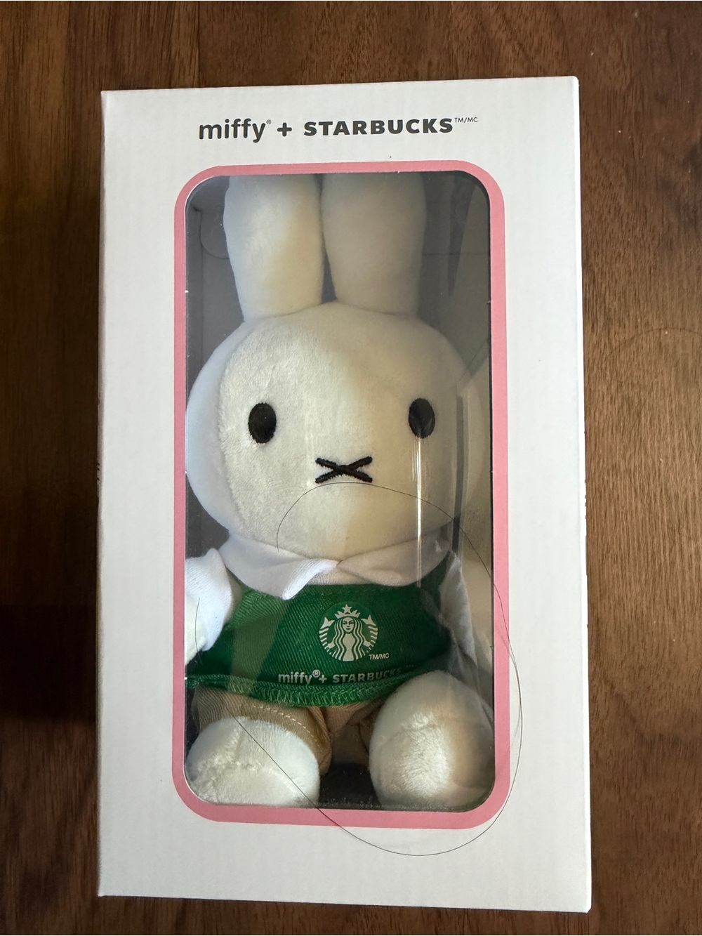 Starbucks Miffy Plush Bunny in White & Green